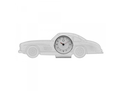 Настольные часы Mercedes-Benz Desk Clock, 300 SL, Silver-coloured от Mercedes Настольные часы Mercedes-Benz Desk Clock, 300 SL, Silver-coloured