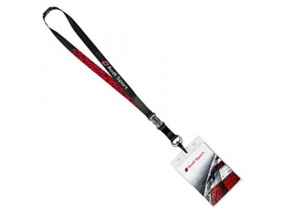 Лента для ключей Audi Sport Lanyard, Black / Red от VAG Лента для ключей Audi Sport Lanyard, Black / Red