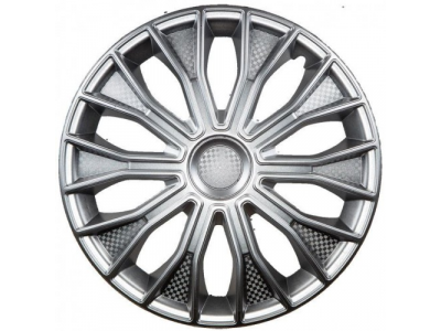 Колпаки колесные 14 дюймов Волтек, серебристый, карбон от Airline Колпаки колесные 14 дюймов Волтек, серебристый, карбон