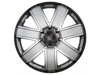 Колпаки колесные 13 дюймов Гелакси +, серебристо-черный, карбон от Airline Колпаки колесные 13 дюймов Гелакси +, серебристо-черный, карбон