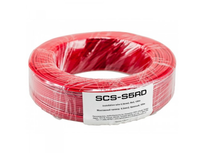 Монтажный кабель Aura SCS-S5RD сечение 1х0,5 мм?, 100 м от AURA Монтажный кабель Aura SCS-S5RD сечение 1х0,5 мм?, 100 м