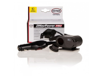 Розетка прикуривателя на 2 выхода с удлинителем от HEYNER Розетка прикуривателя на 2 выхода с удлинителем