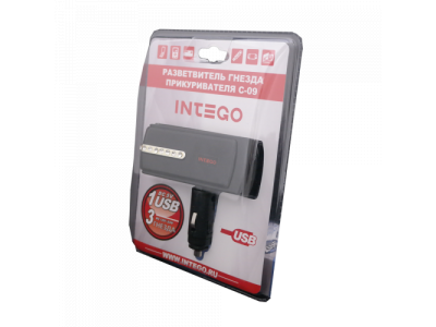 Разветвитель гнезда прикуривателя С-09 от INTEGO Разветвитель гнезда прикуривателя С-09