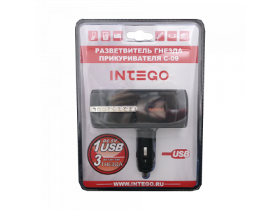 Разветвитель гнезда прикуривателя С-09 от INTEGO Разветвитель гнезда прикуривателя С-09