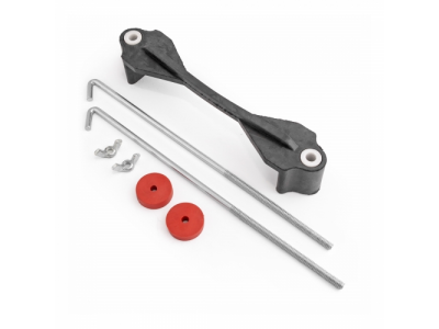 Кронштейн АКБ универсальный, с 2-мя шпильками J-образ, L-25 см. AUTOPROFI