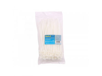 Хомут стяжка 5х150 нейлоновая (уп. 100 шт.) белый