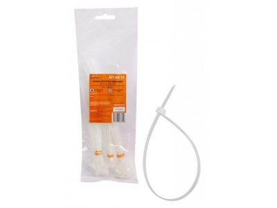 Стяжки (хомуты) кабельные, пластиковые, набор 60шт.(2,5*100мм-20шт/3,6*150мм-20шт/3,6*200мм-20шт) AIRLINE