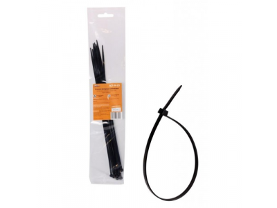 Стяжки (хомуты) кабельные 3,6*300 мм, пластиковые, черные, 10 шт. AIRLINE от Airline Стяжки (хомуты) кабельные 3,6*300 мм, пластиковые, черные, 10 шт. AIRLINE