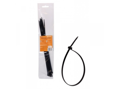 Стяжки (хомуты) кабельные 3,6*300 мм, пластиковые, черные, 10 шт. AIRLINE от Airline Стяжки (хомуты) кабельные 3,6*300 мм, пластиковые, черные, 10 шт. AIRLINE