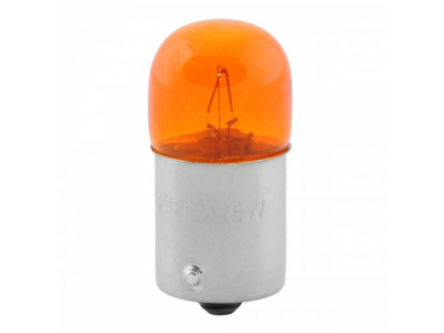 Лампа накаливания RY5W 12v5w (BA15s) yellow от KRAFT Лампа накаливания RY5W 12v5w (BA15s) yellow