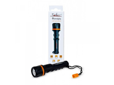 Фонарь на батарейках "AIRLINE" прорезиненный LEDx3