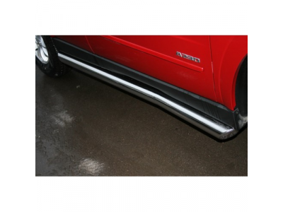 Пороги труба d 76 (компл 2шт) "SsangYong Actyon"2005-2010 от SOUZ96 Пороги труба d 76 (компл 2шт) "SsangYong Actyon"2005-2010