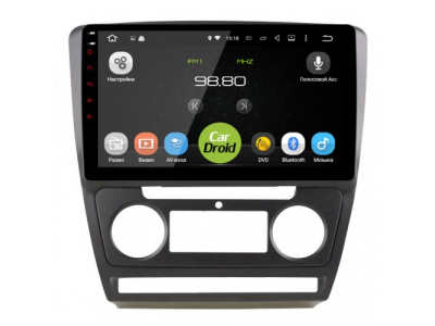 Штатная магнитола CarDroid RD-3202FB для Skoda Octavia A5 черный от ROXIMO Штатная магнитола CarDroid RD-3202FB для Skoda Octavia A5 черный